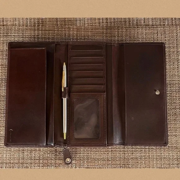 ❤️SOLD❤️Vintage Coach Mahogany Bedford Combo Wallet Checkbook 6996 - Picture 3 of 10